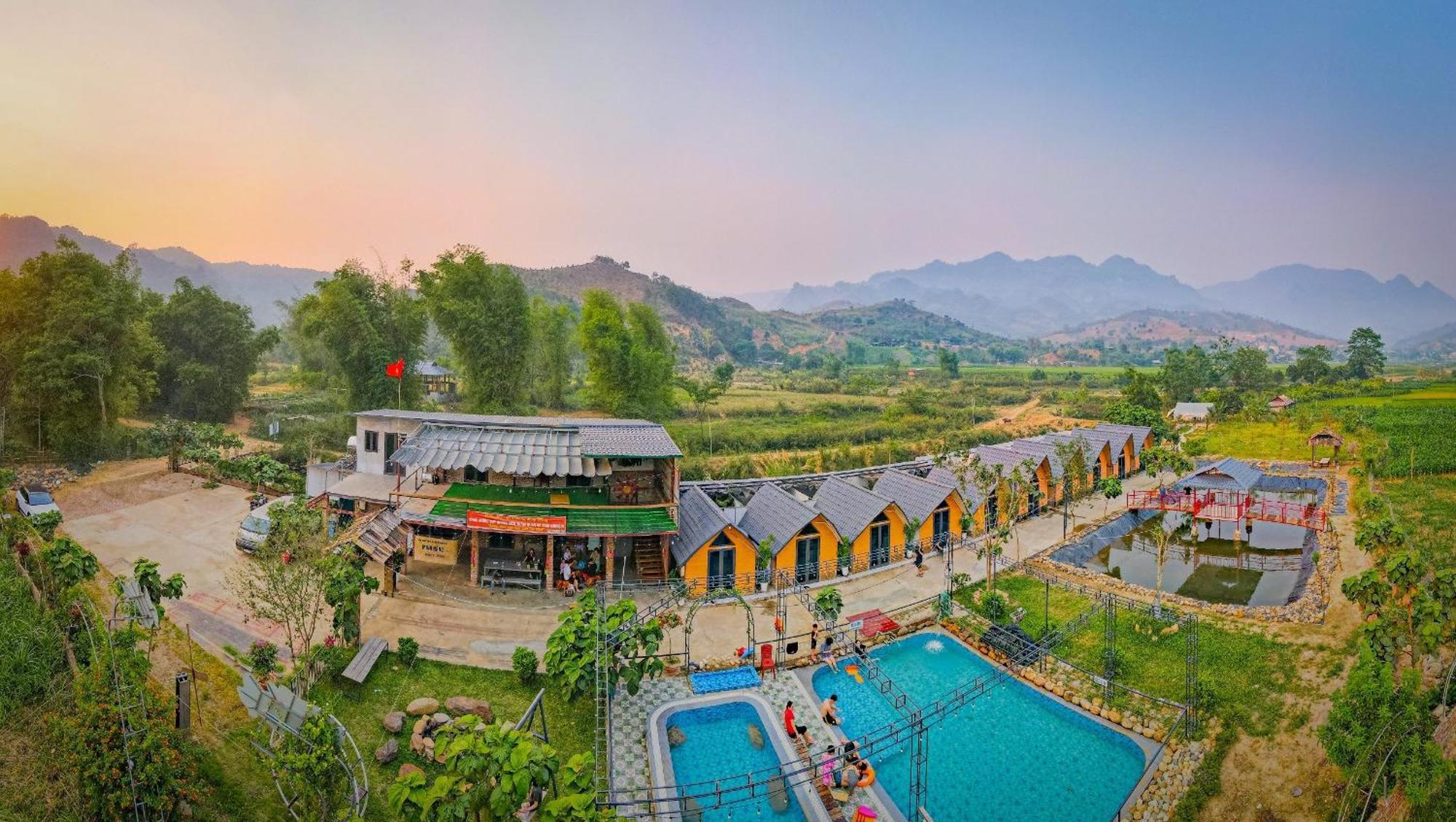Homestay Suoi Khoang Minh Hang Yen Bai المظهر الخارجي الصورة
